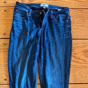 PAIGE Dark Blue Skinny Jeans